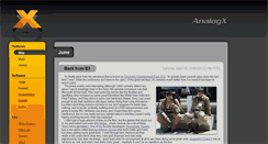 Desktop Screenshot of analogx.com